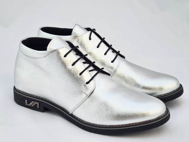 Pantofi dama piele argintii Dana biashoes.ro imagine reduceri